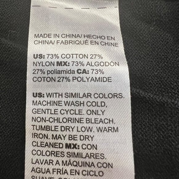 Chico's Women's Open Front Ruched Sleeve Cardigan Black Size Small - Picture 9 of 9